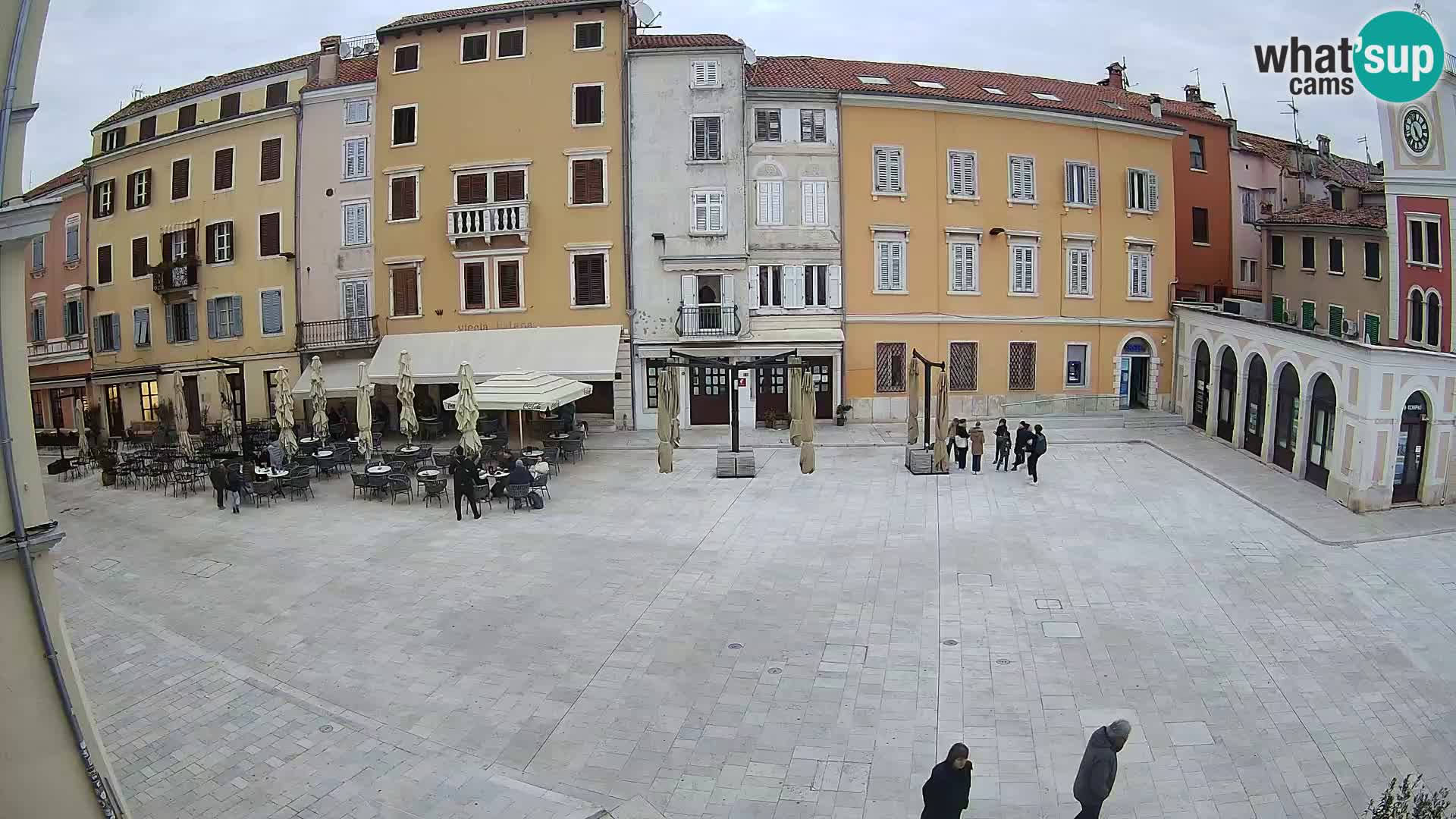 Webcam Rovinj Zentrum – Hauptplatz in Echtzeit