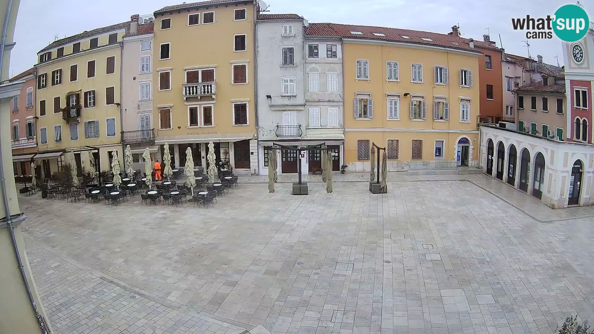 Webcam Rovinj Center – Plaza Principal