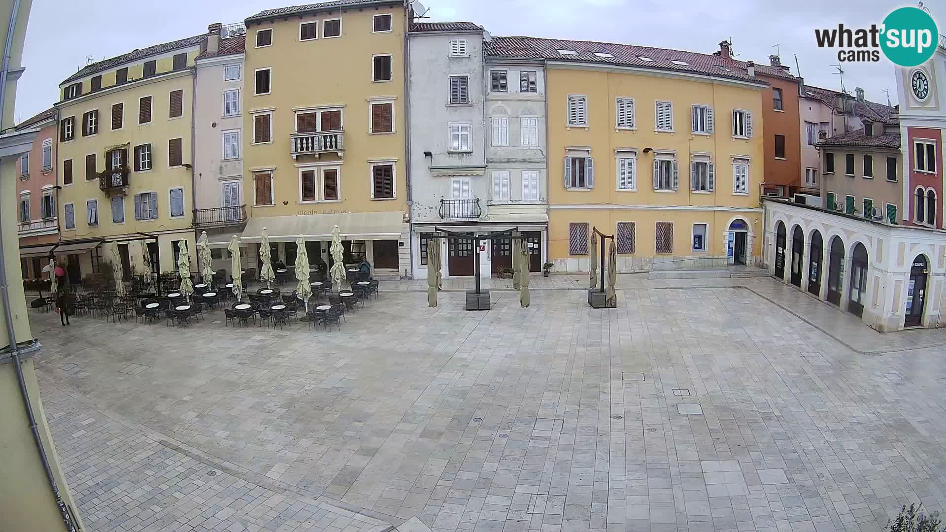 Webcam Rovinj Zentrum – Hauptplatz in Echtzeit