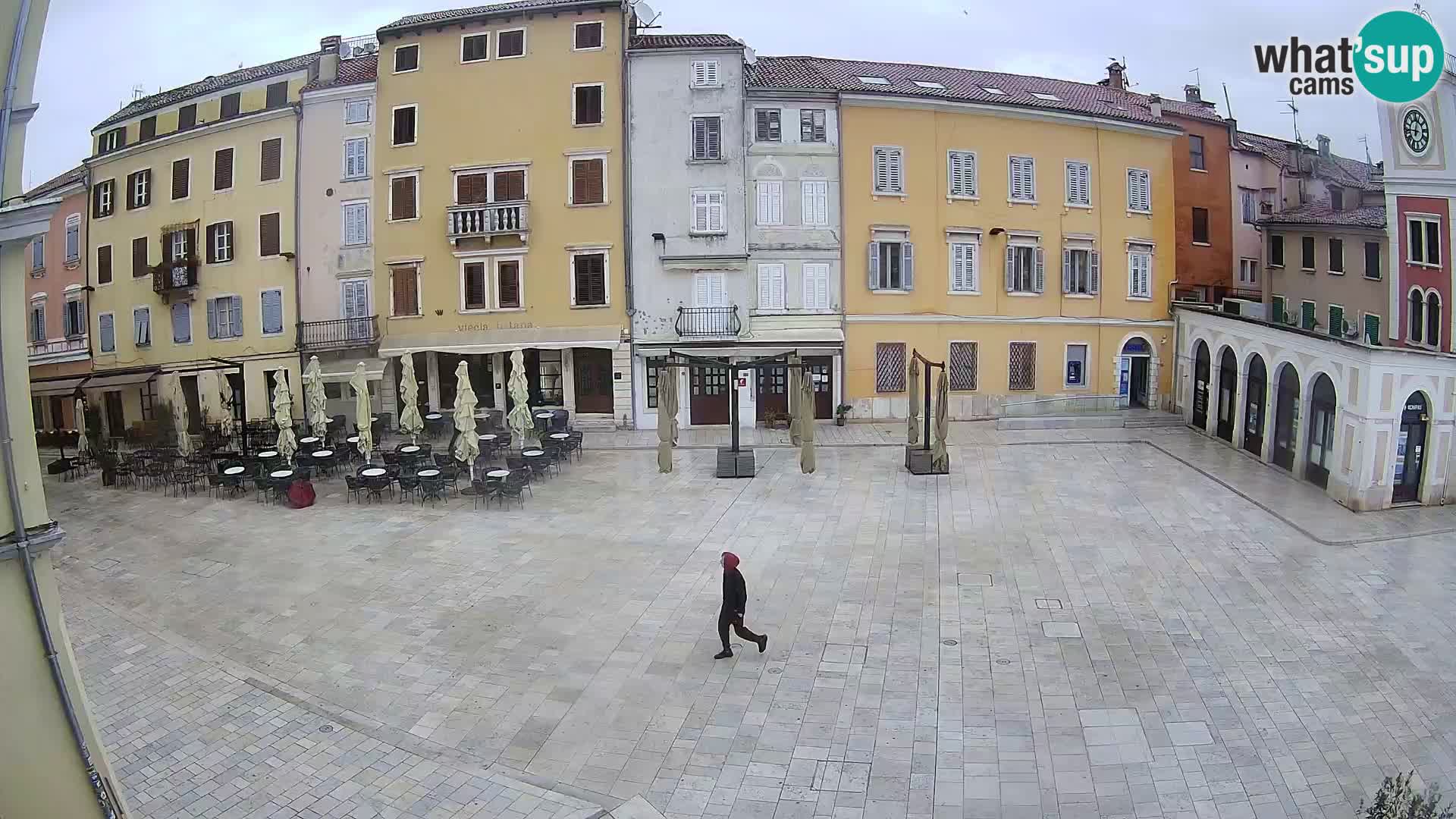 Webcam Rovinj Zentrum – Hauptplatz in Echtzeit