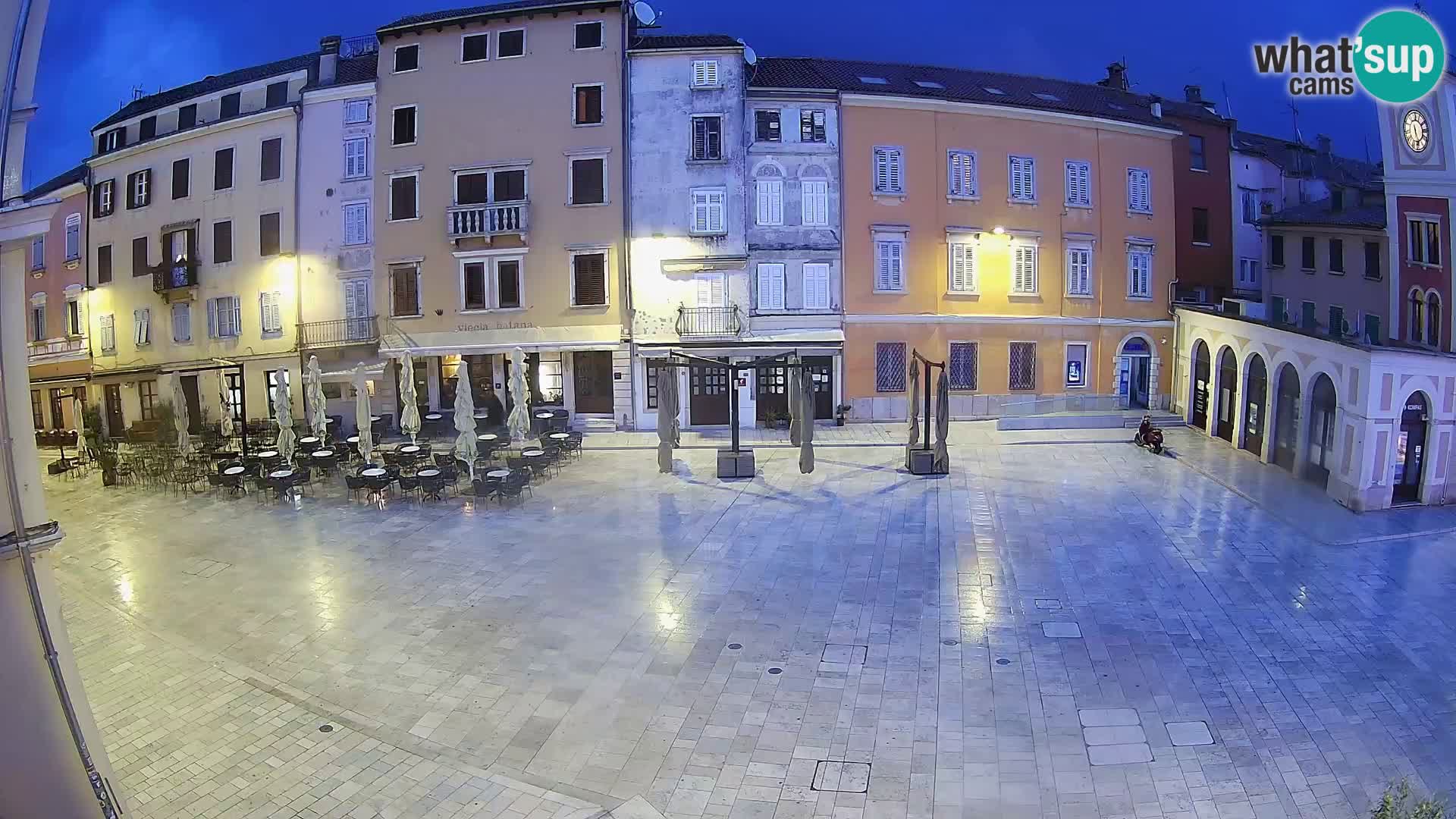 Webcam Rovinj Zentrum – Hauptplatz in Echtzeit