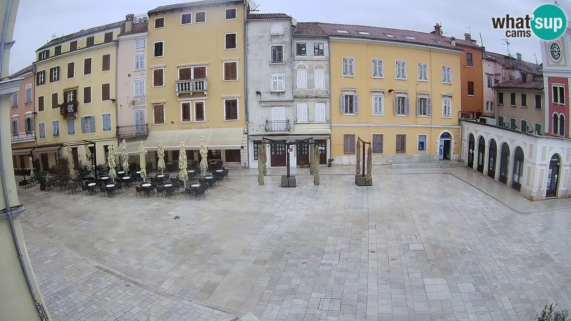 Webcam Rovinj Center – Plaza Principal