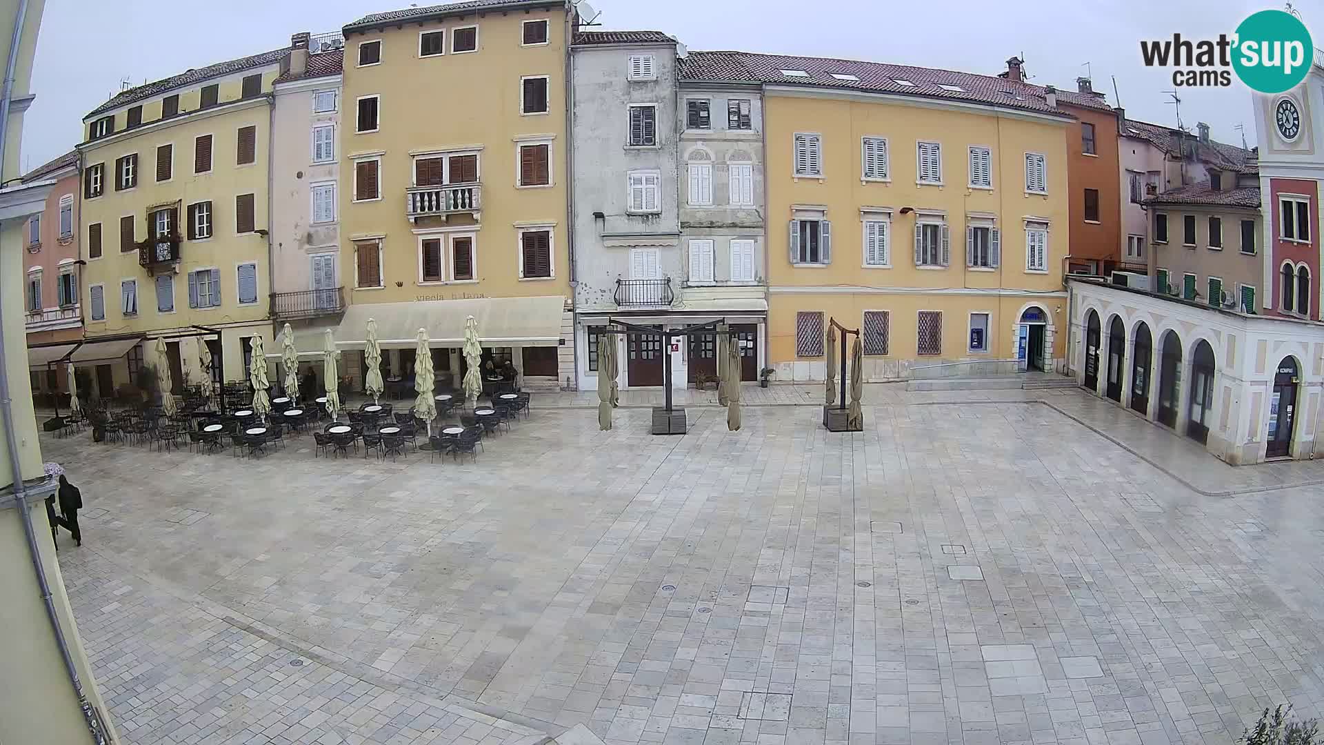 Webcam Rovinj Zentrum – Hauptplatz in Echtzeit