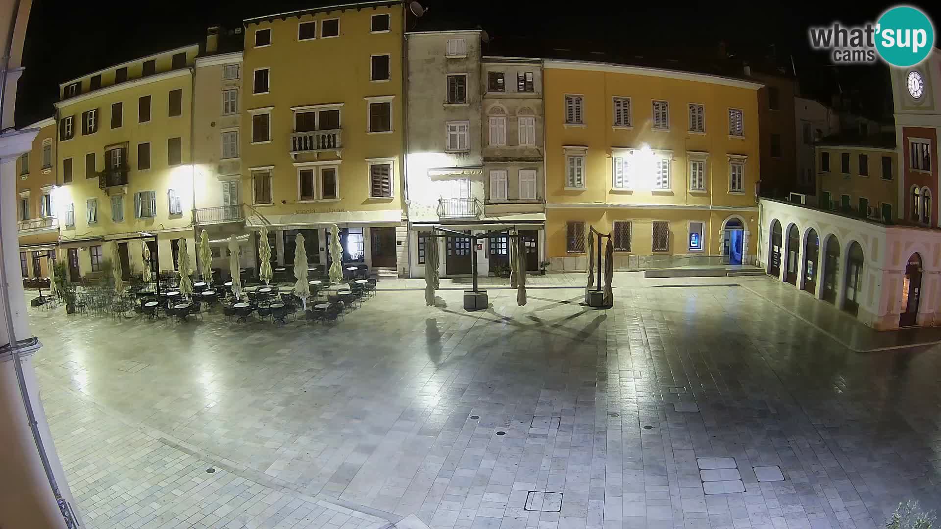 Webcam Rovinj Zentrum – Hauptplatz in Echtzeit