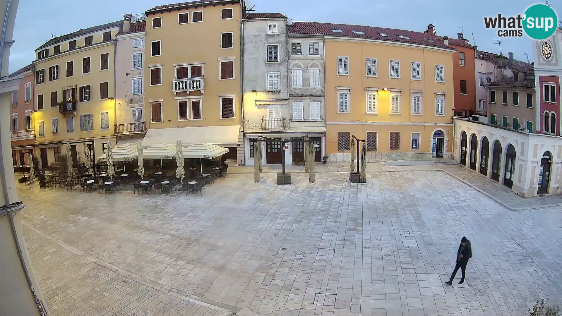 Webcam Rovinj Zentrum – Hauptplatz in Echtzeit