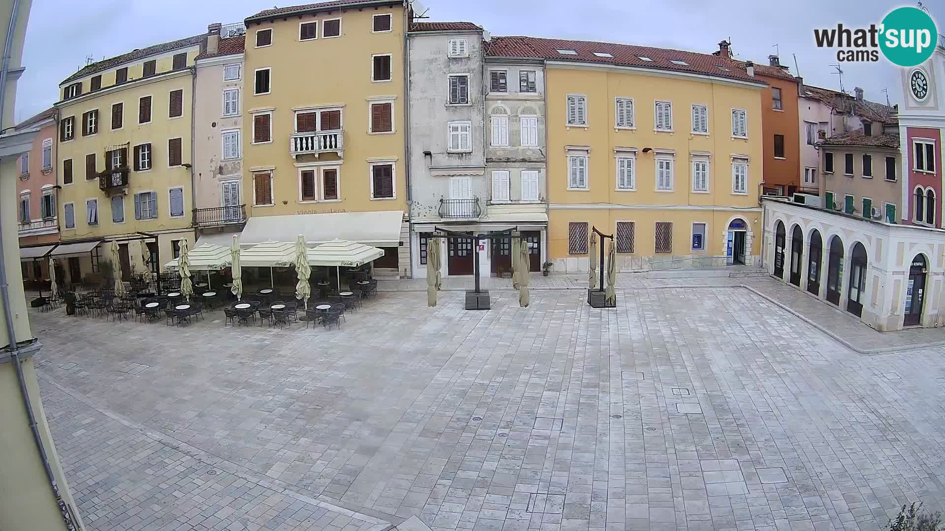 Webcam Rovinj Center – Plaza Principal