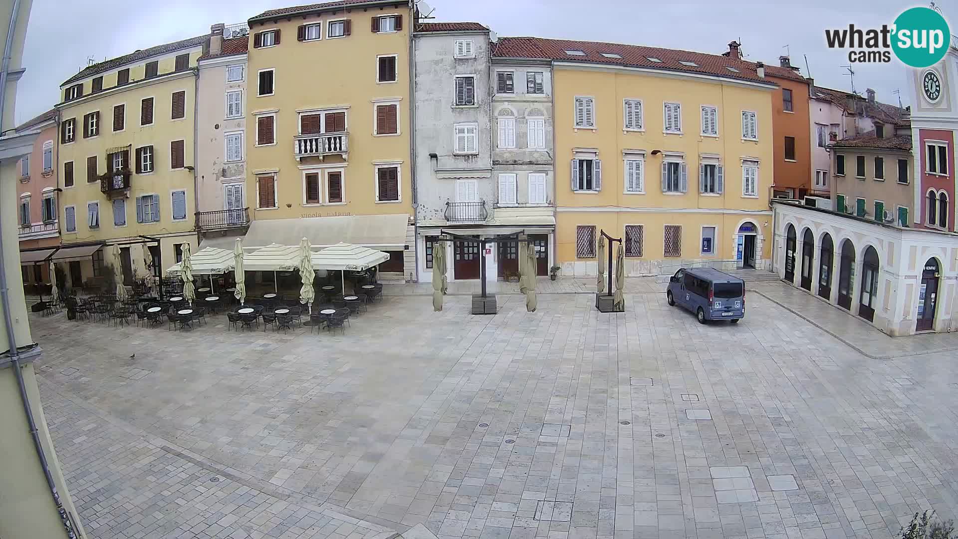 Webcam Rovinj Zentrum – Hauptplatz in Echtzeit