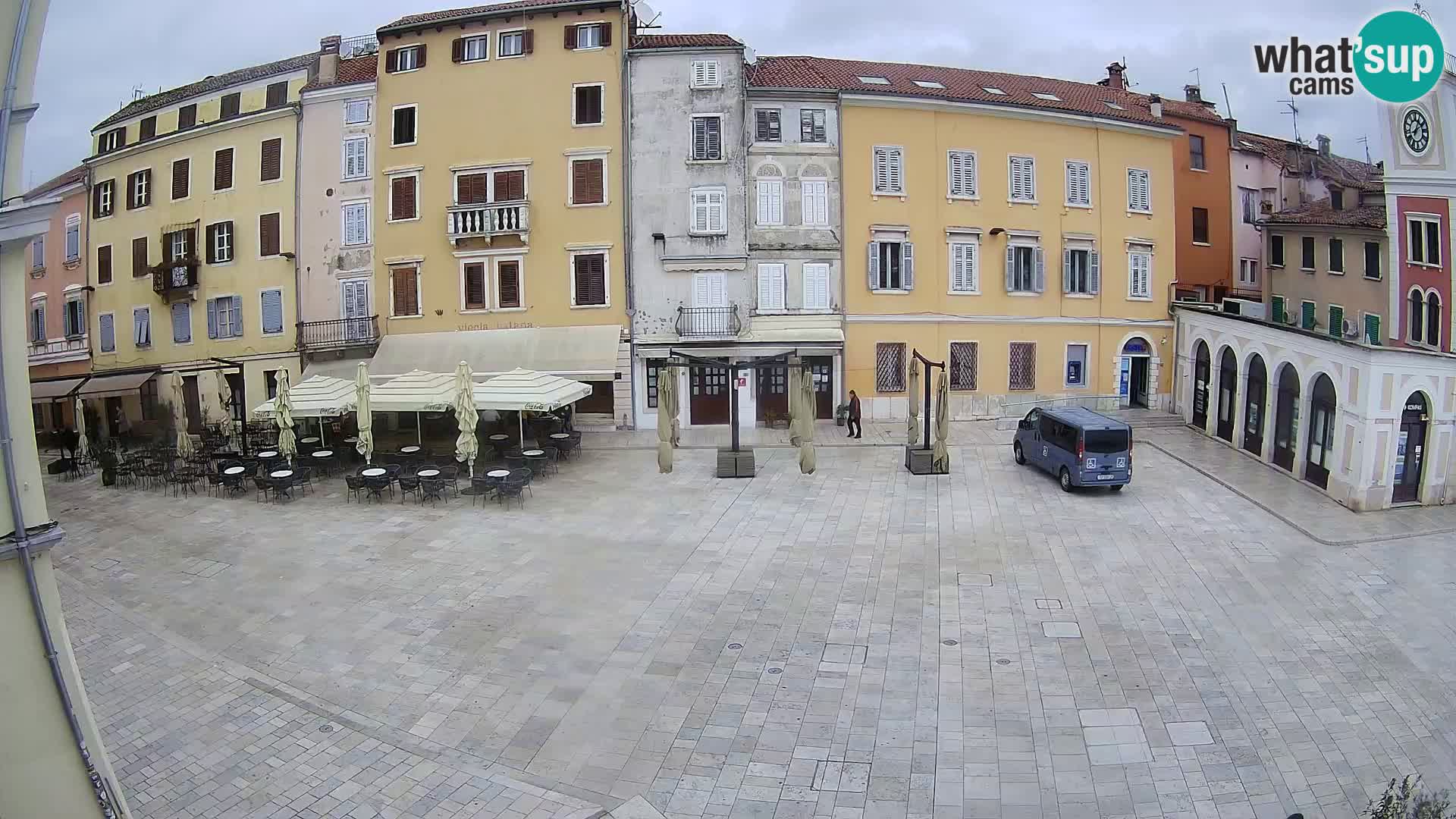 Webcam Rovinj Zentrum – Hauptplatz in Echtzeit