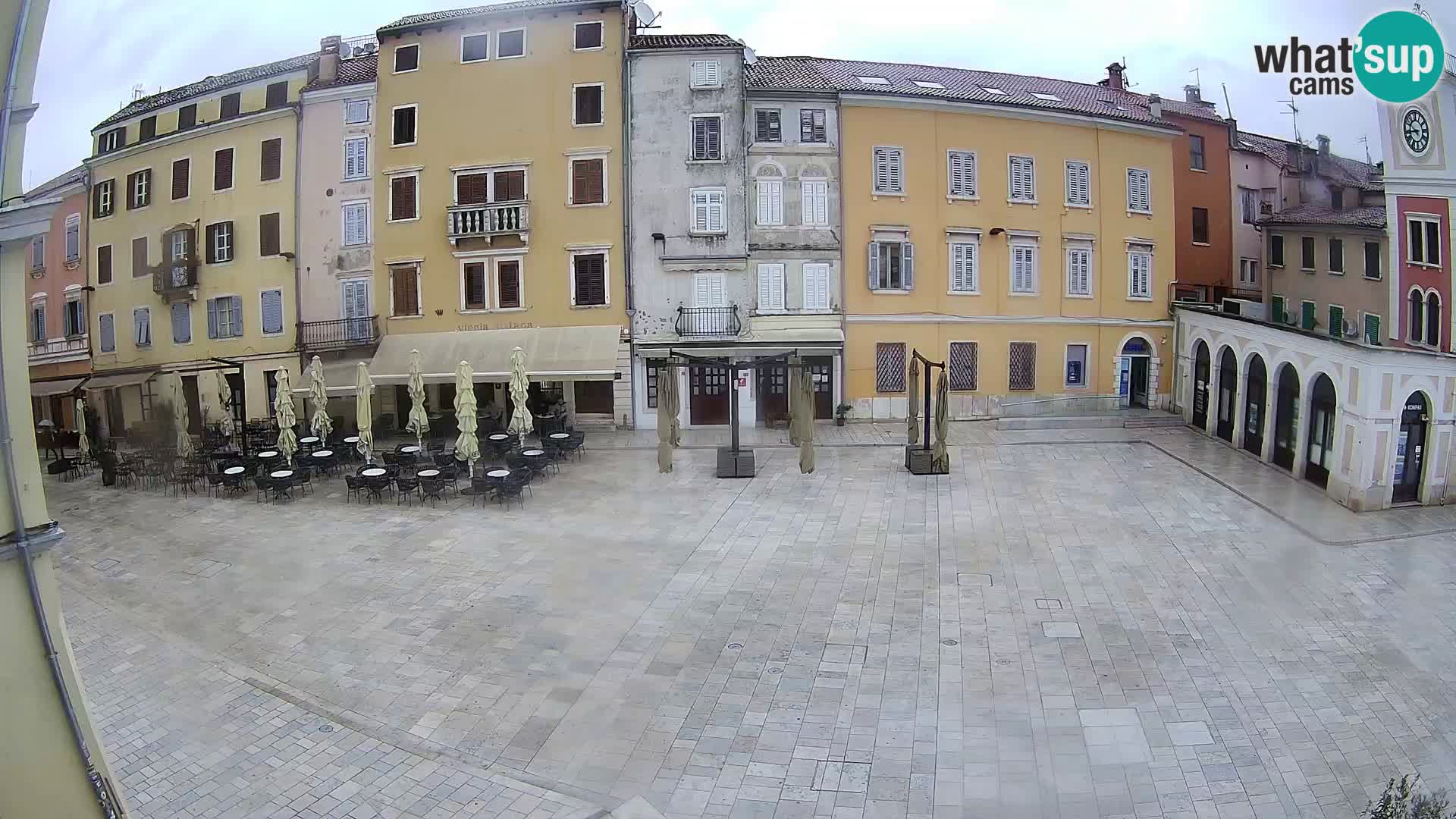 Webcam Rovinj Zentrum – Hauptplatz in Echtzeit