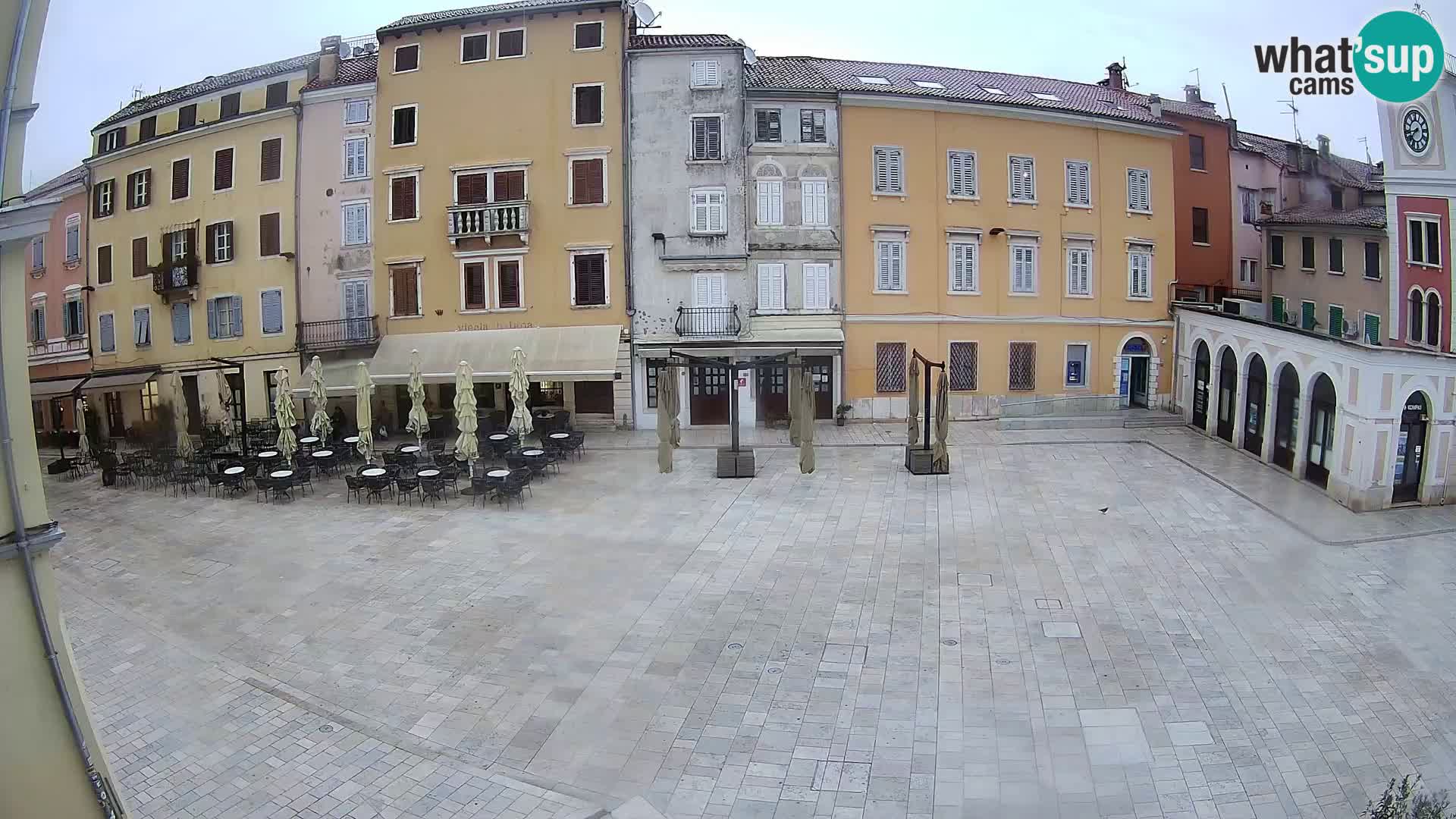 Webcam Rovinj Zentrum – Hauptplatz in Echtzeit