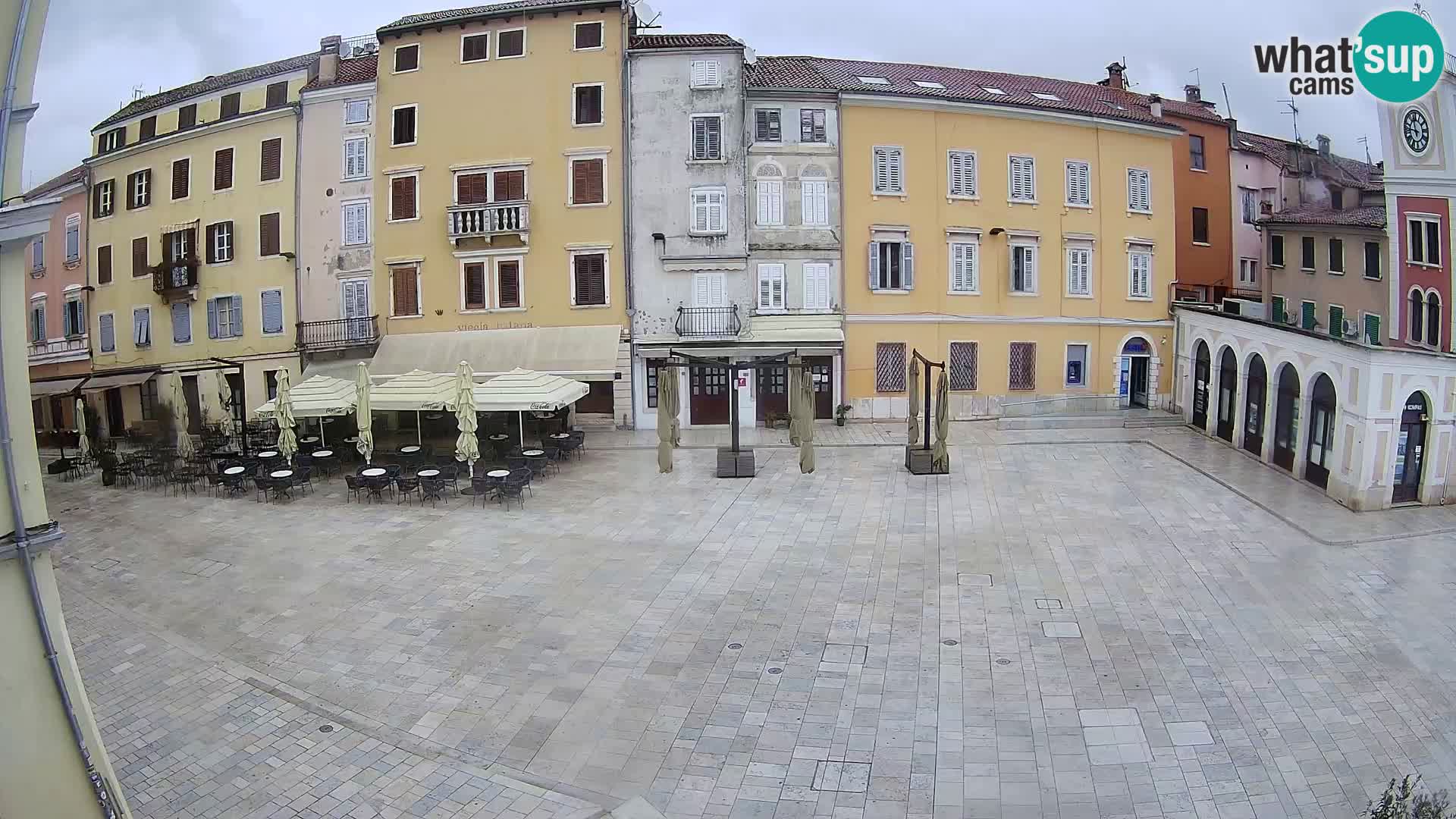 Webcam Rovinj Center – Plaza Principal