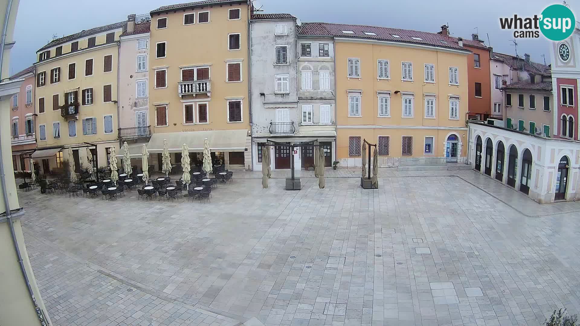 Webcam Rovinj Zentrum – Hauptplatz in Echtzeit
