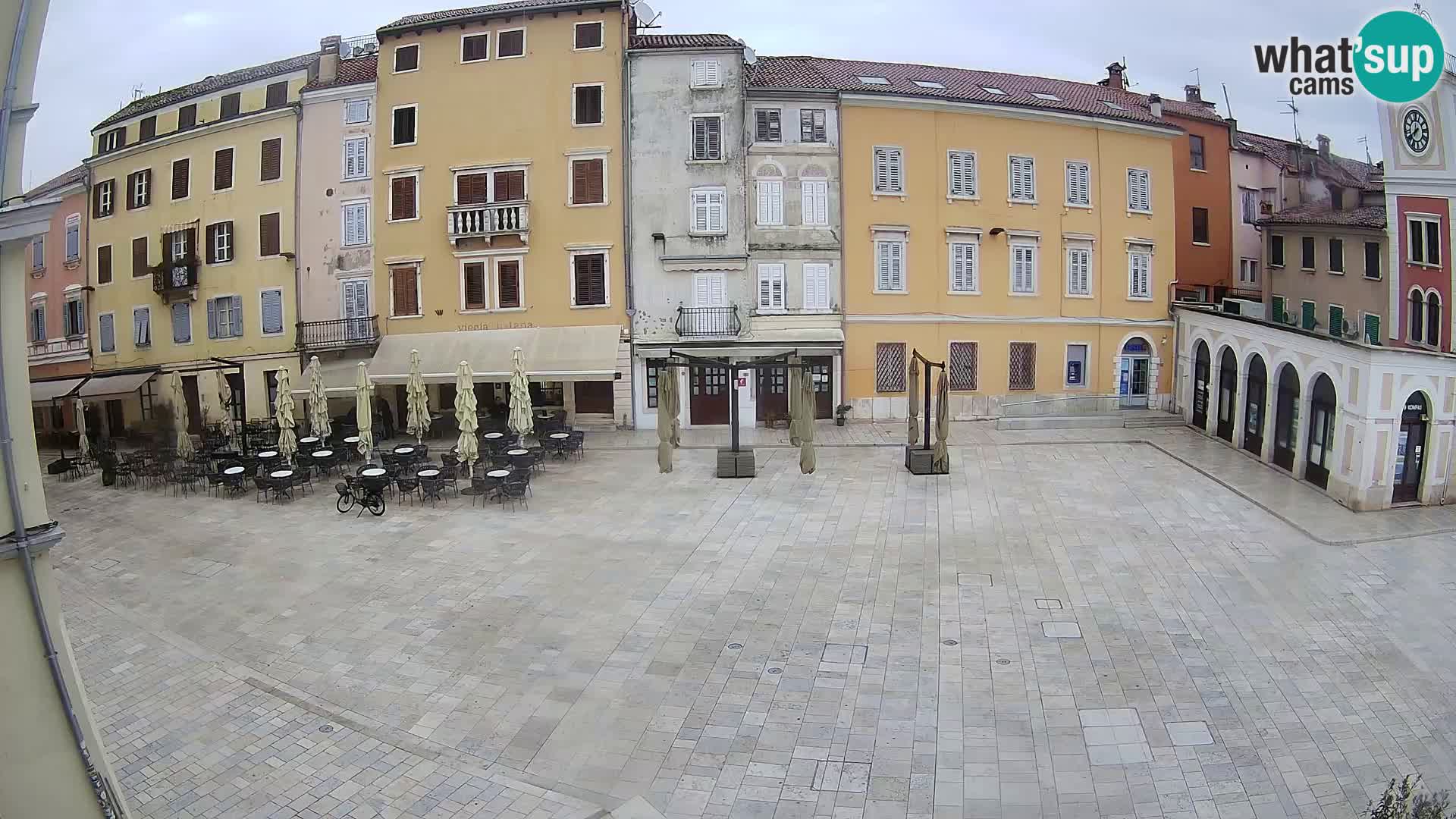 Webcam Rovinj Zentrum – Hauptplatz in Echtzeit