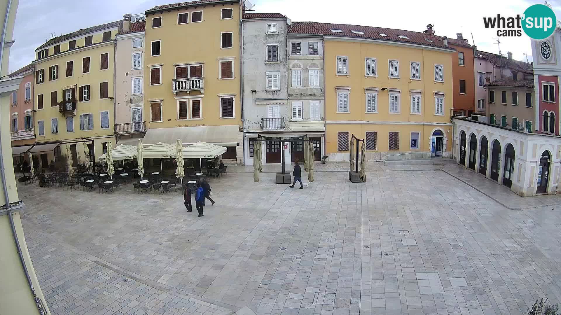 Webcam Rovinj Zentrum – Hauptplatz in Echtzeit
