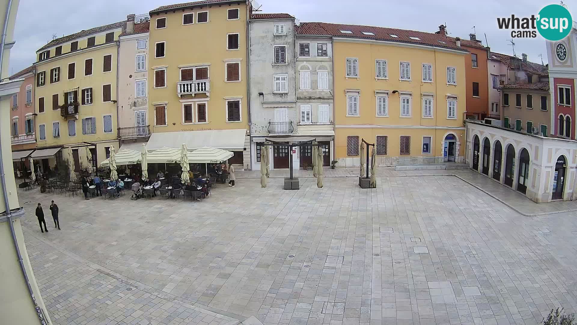 Webcam Rovinj Zentrum – Hauptplatz in Echtzeit