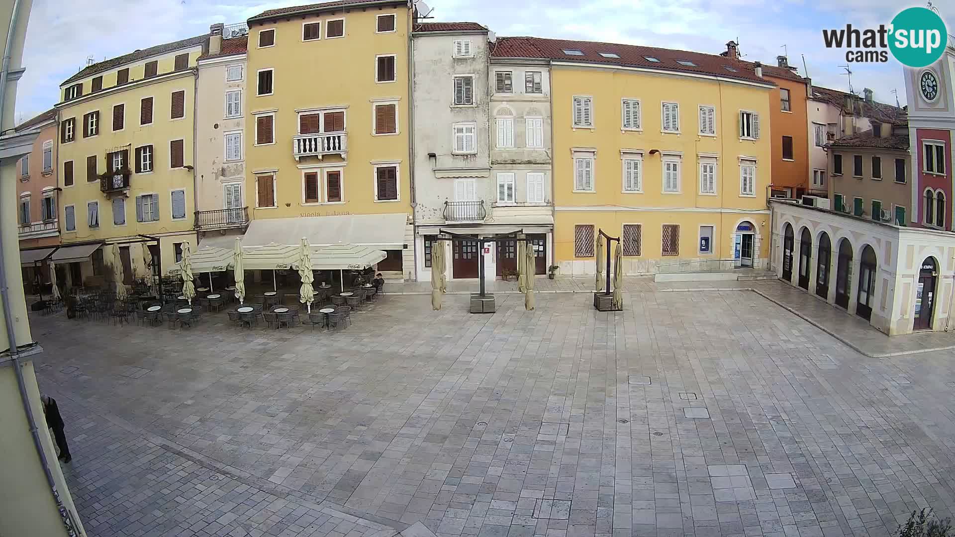 Webcam Rovinj Zentrum – Hauptplatz in Echtzeit