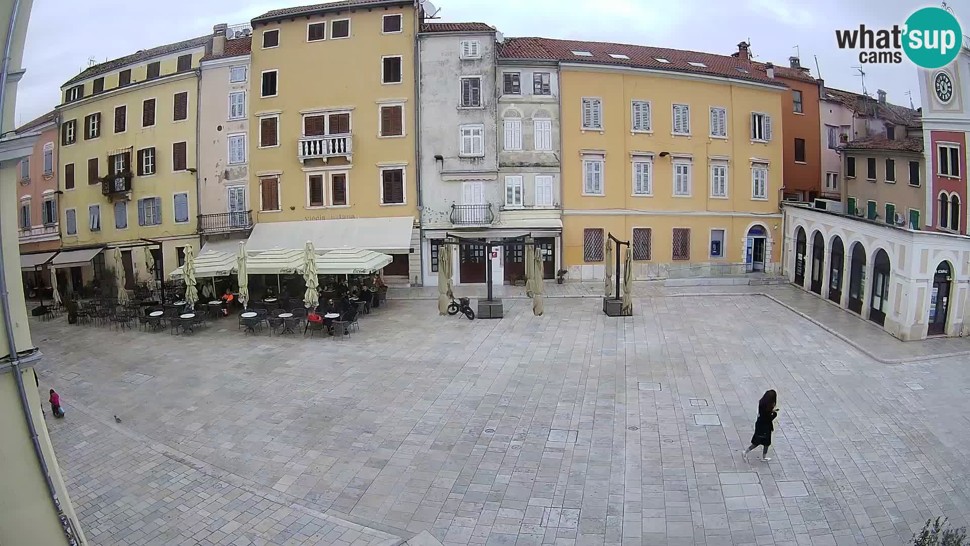 Webcam Rovinj Zentrum – Hauptplatz in Echtzeit