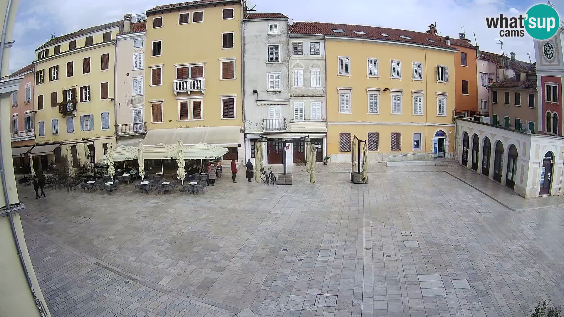 Webcam Rovinj Zentrum – Hauptplatz in Echtzeit