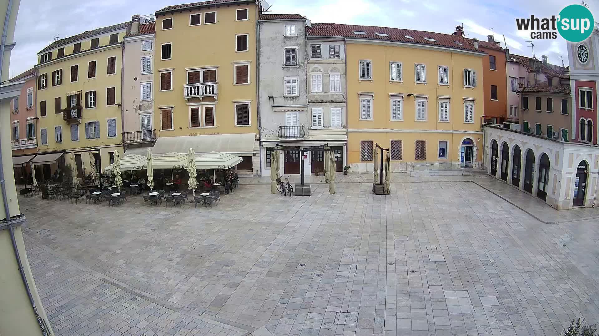 Webcam Rovinj Zentrum – Hauptplatz in Echtzeit