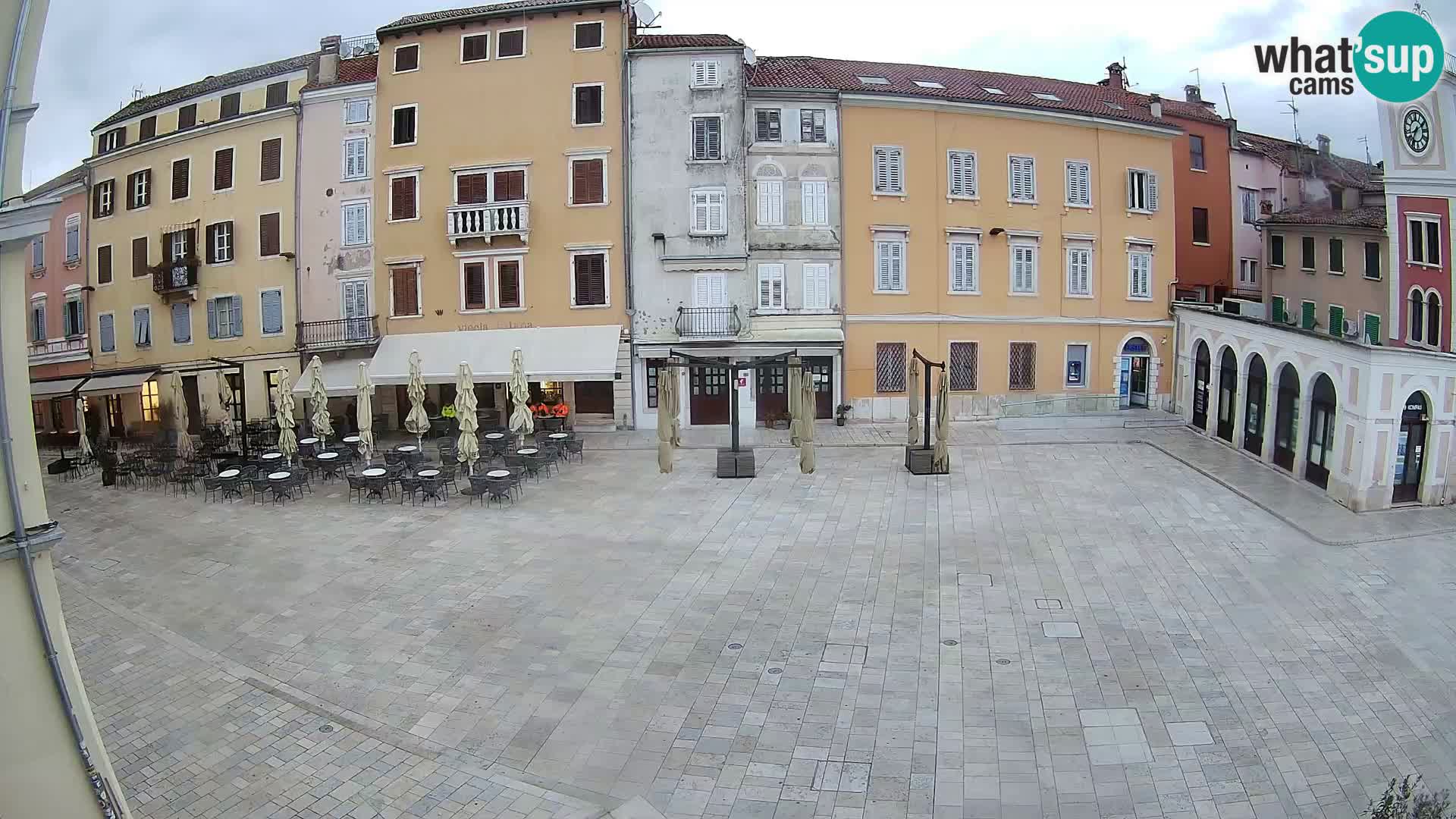 Webcam Rovinj Zentrum – Hauptplatz in Echtzeit