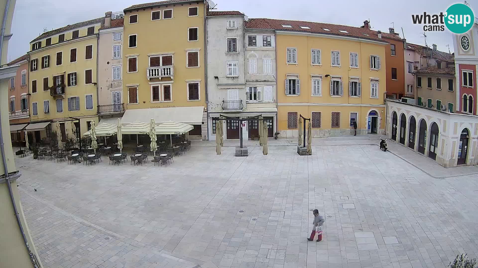 Webcam Rovinj Zentrum – Hauptplatz in Echtzeit