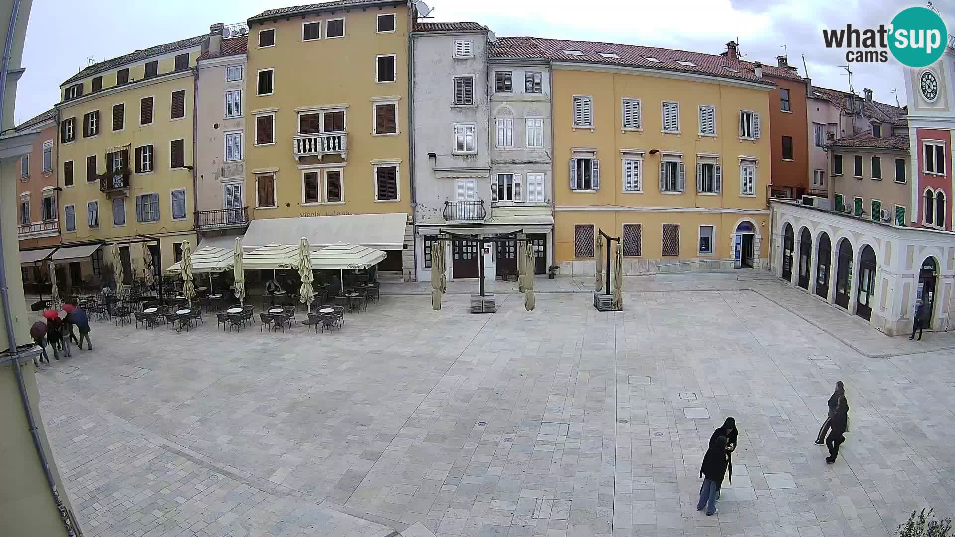 Webcam Rovinj Zentrum – Hauptplatz in Echtzeit