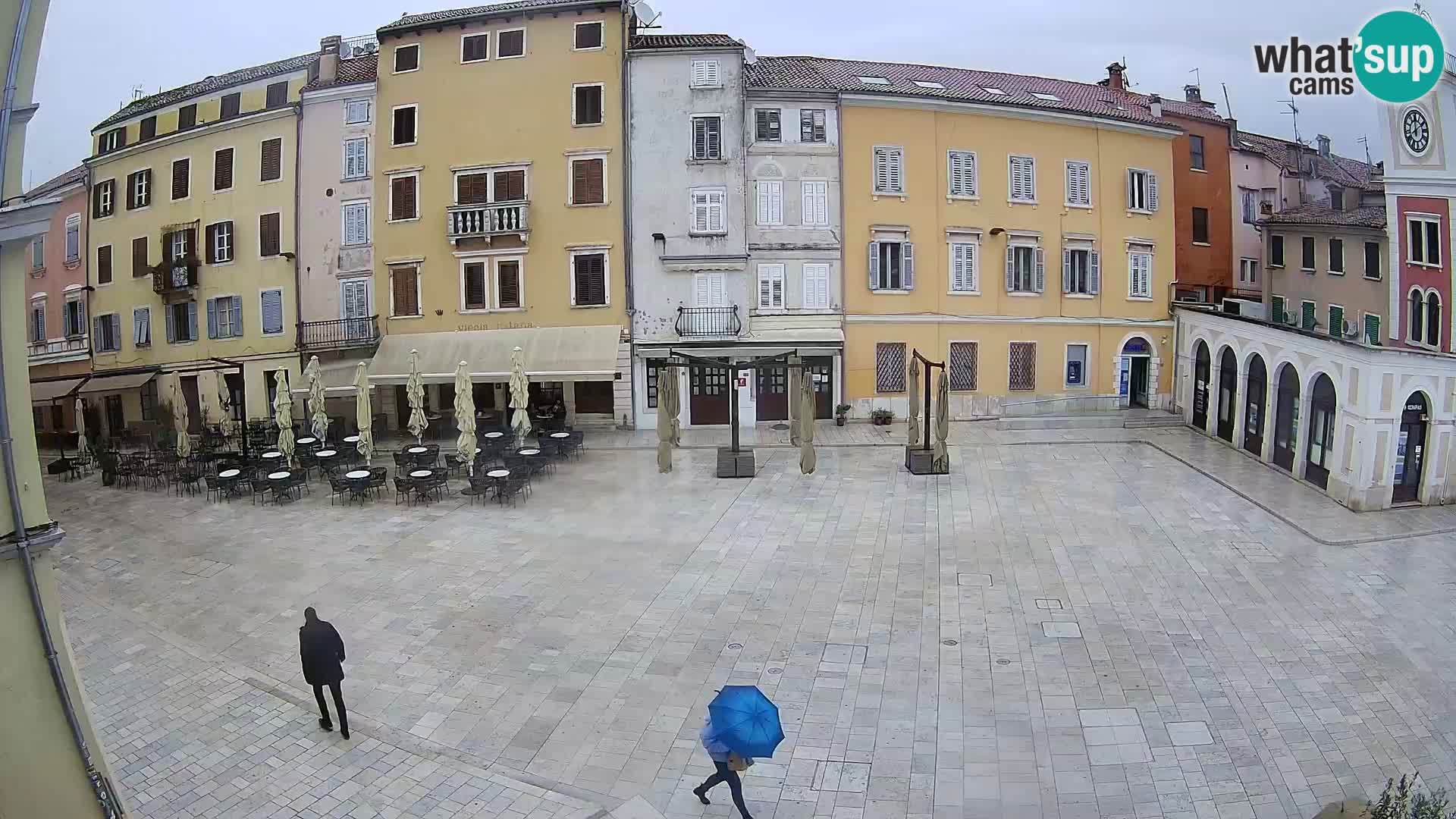 Webcam Rovinj Zentrum – Hauptplatz in Echtzeit