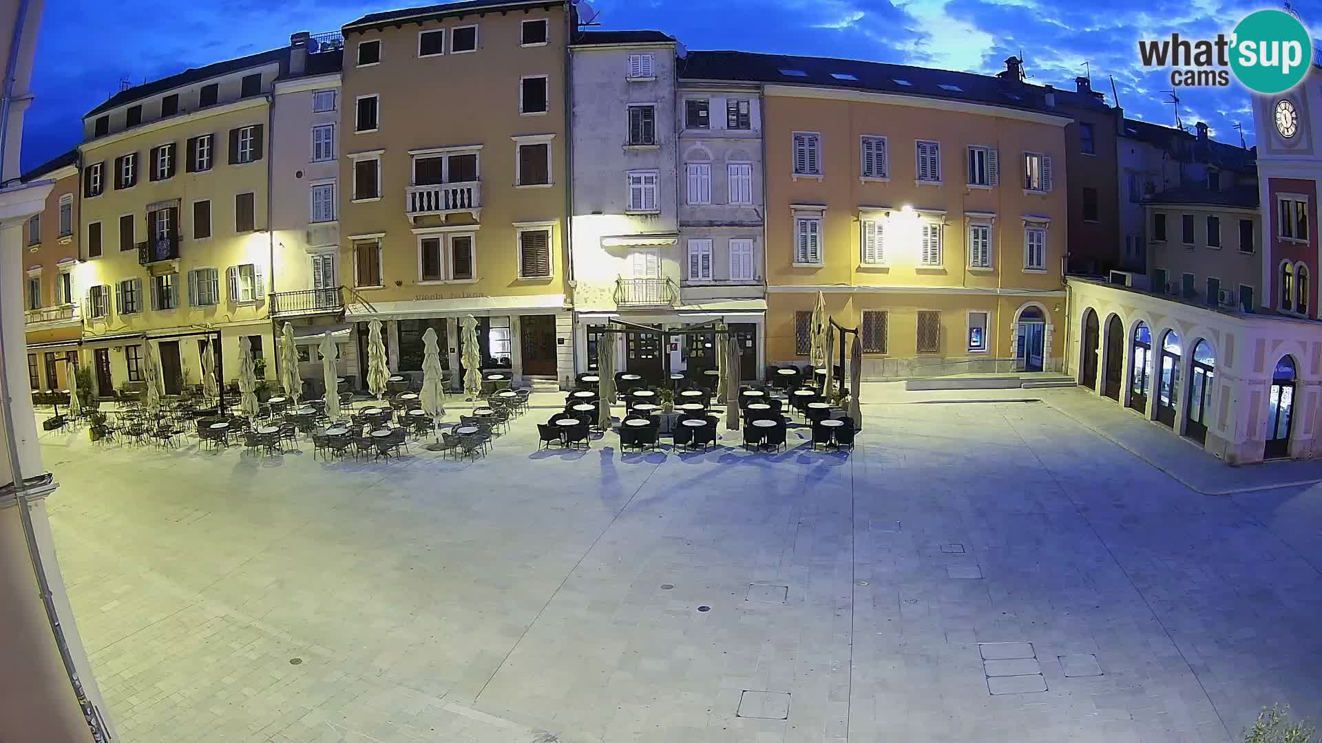 Webcam Rovinj Zentrum – Hauptplatz in Echtzeit