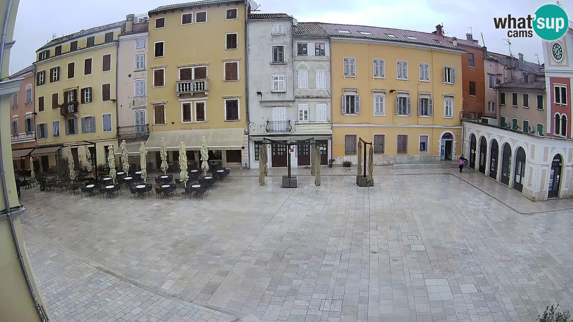 Webcam Rovinj Zentrum – Hauptplatz in Echtzeit