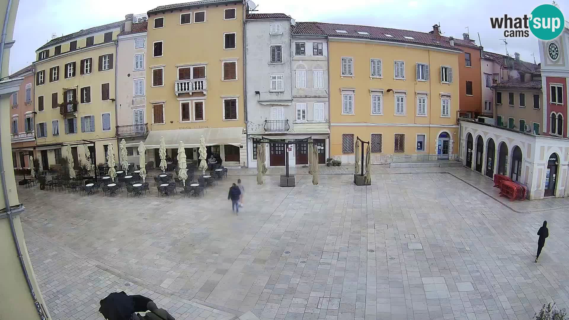 Webcam Rovinj Zentrum – Hauptplatz in Echtzeit