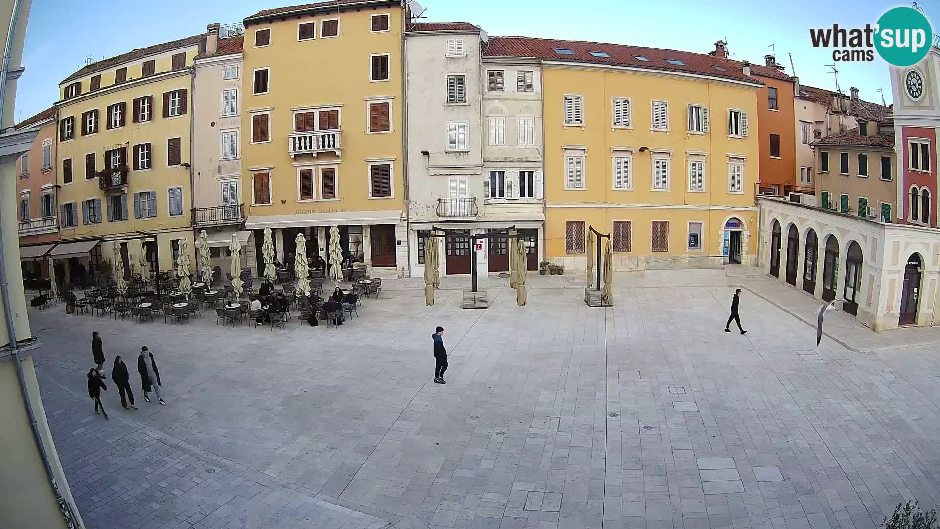 Webcam Rovinj Zentrum – Hauptplatz in Echtzeit