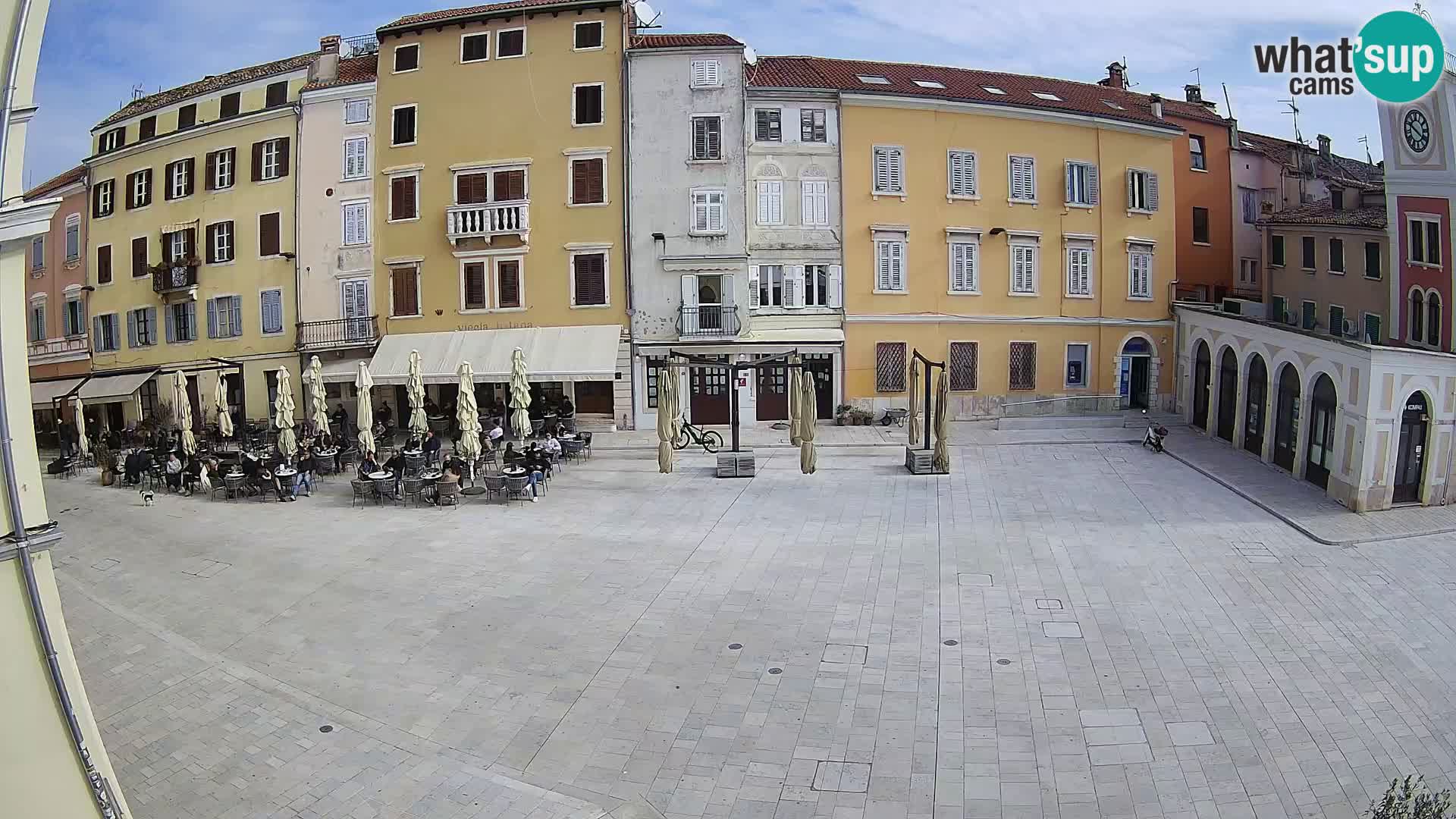 Webcam Rovinj Zentrum – Hauptplatz in Echtzeit