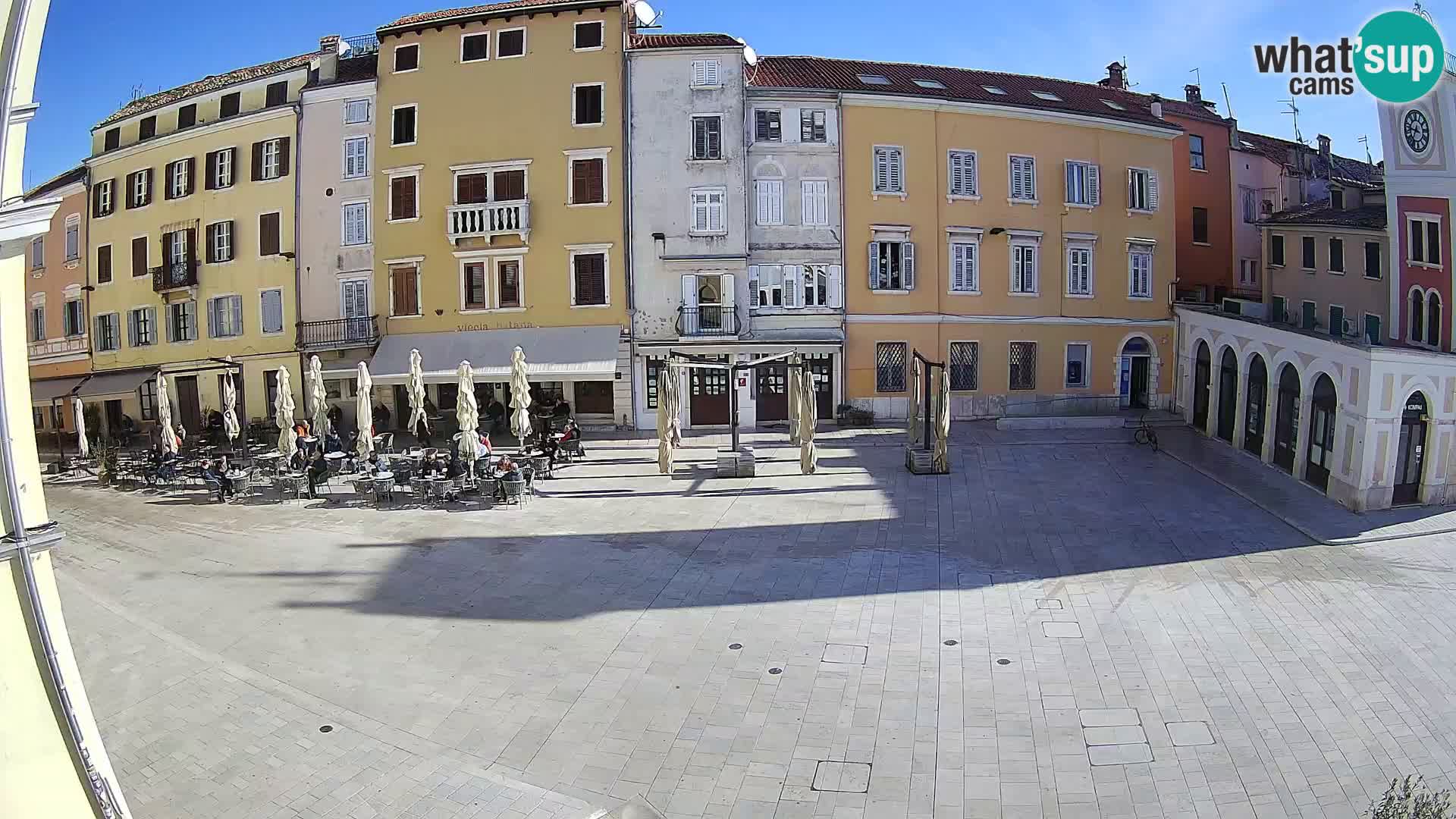 Webcam Rovinj Zentrum – Hauptplatz in Echtzeit