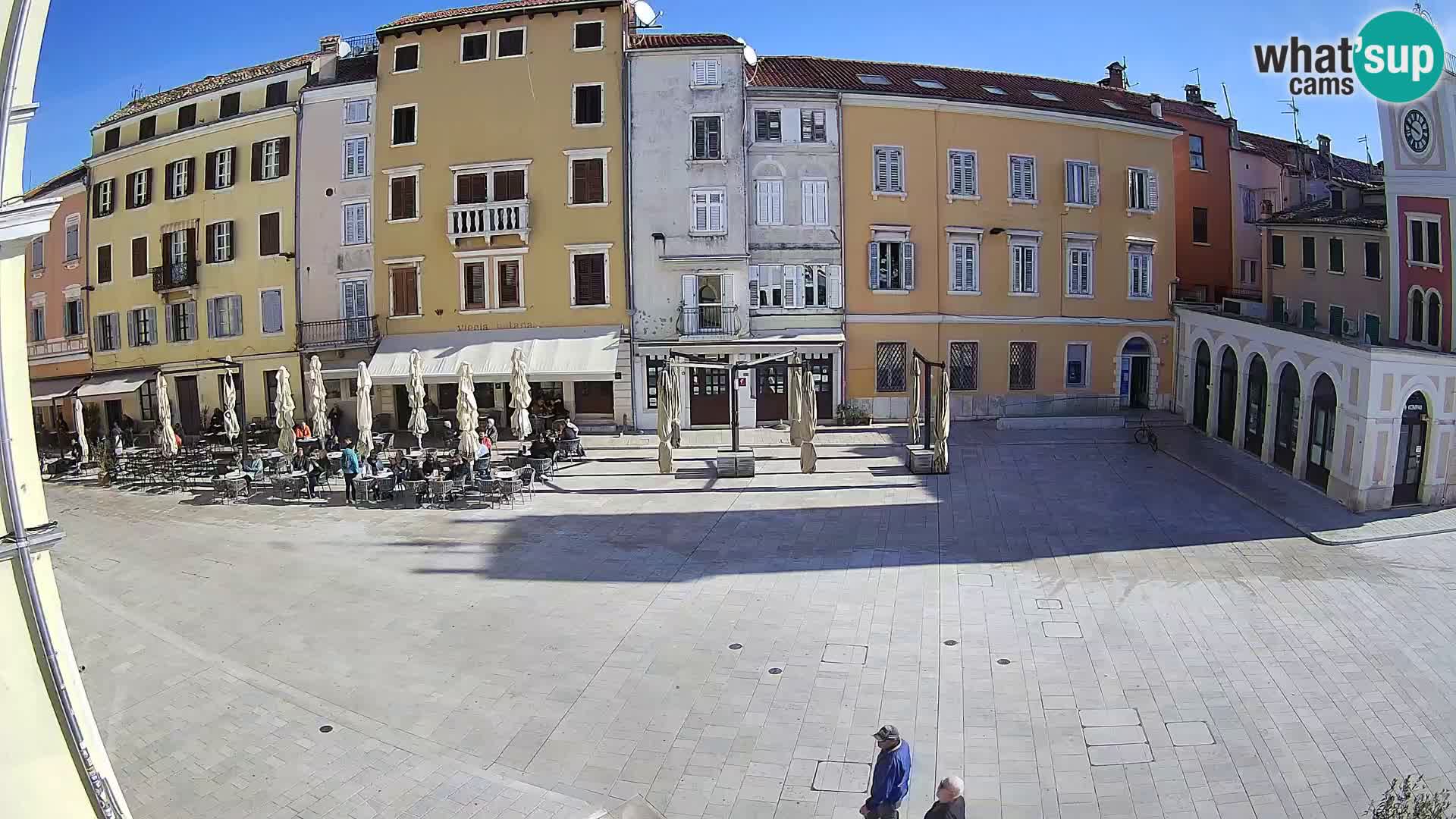 Webcam Rovinj Zentrum – Hauptplatz in Echtzeit