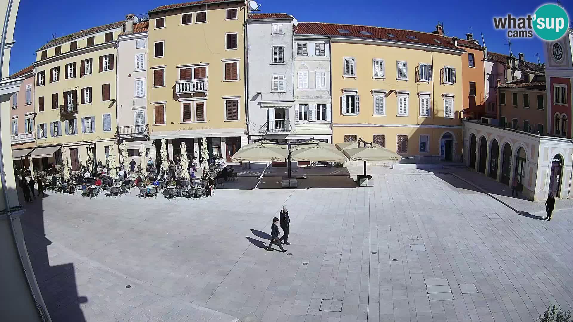 Webcam Rovinj Zentrum – Hauptplatz in Echtzeit