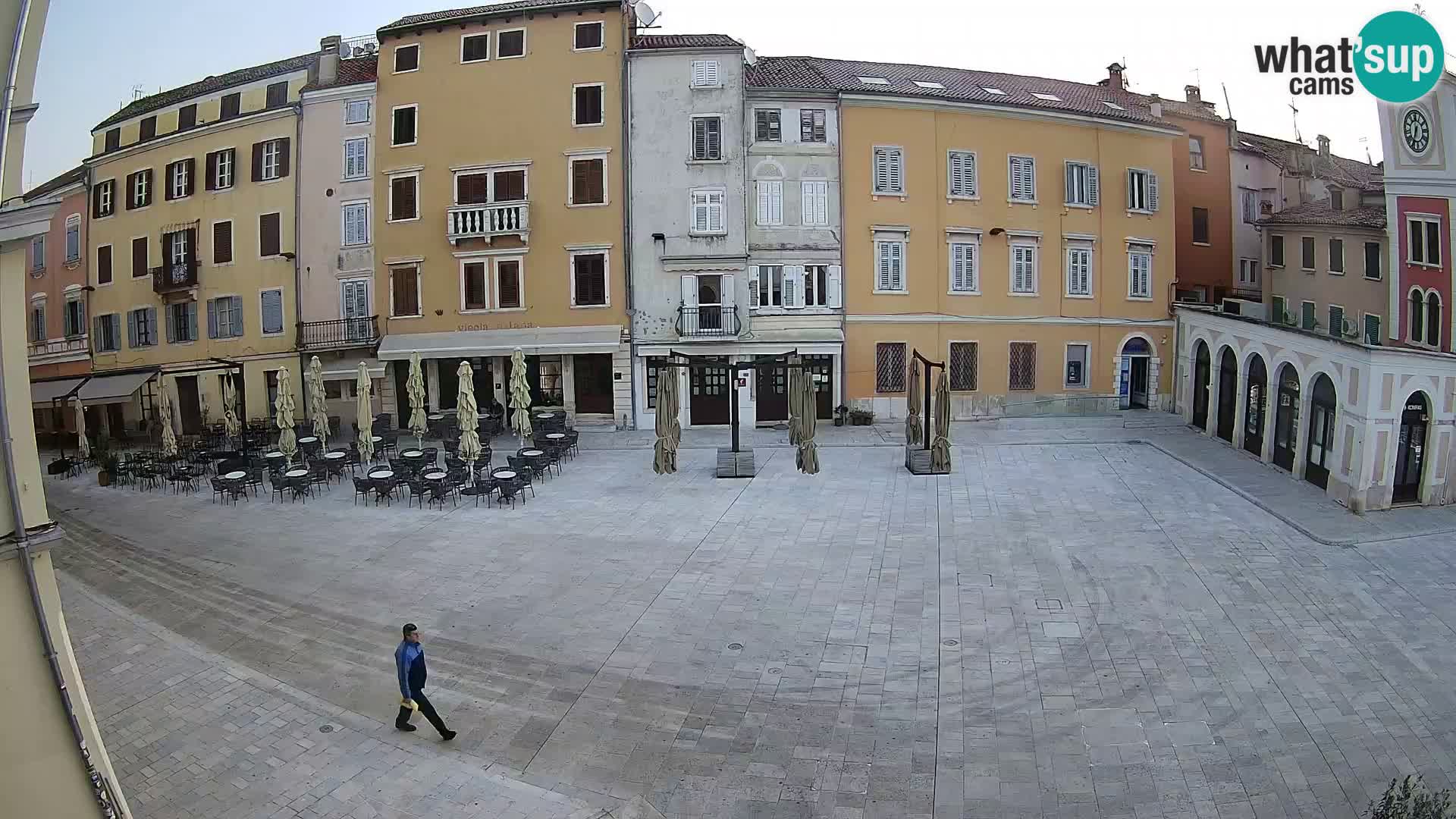 Webcam Rovinj Zentrum – Hauptplatz in Echtzeit