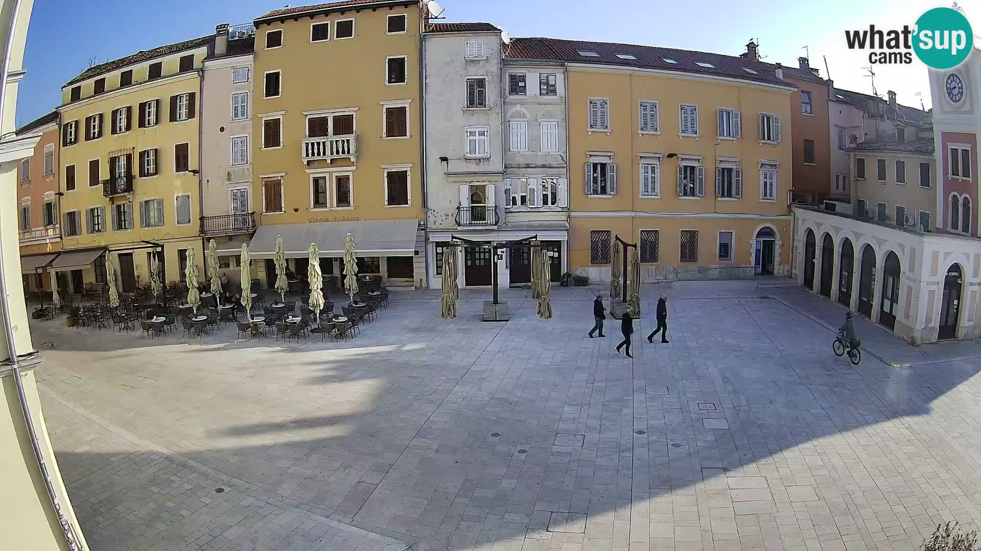 Webcam Rovinj Zentrum – Hauptplatz in Echtzeit