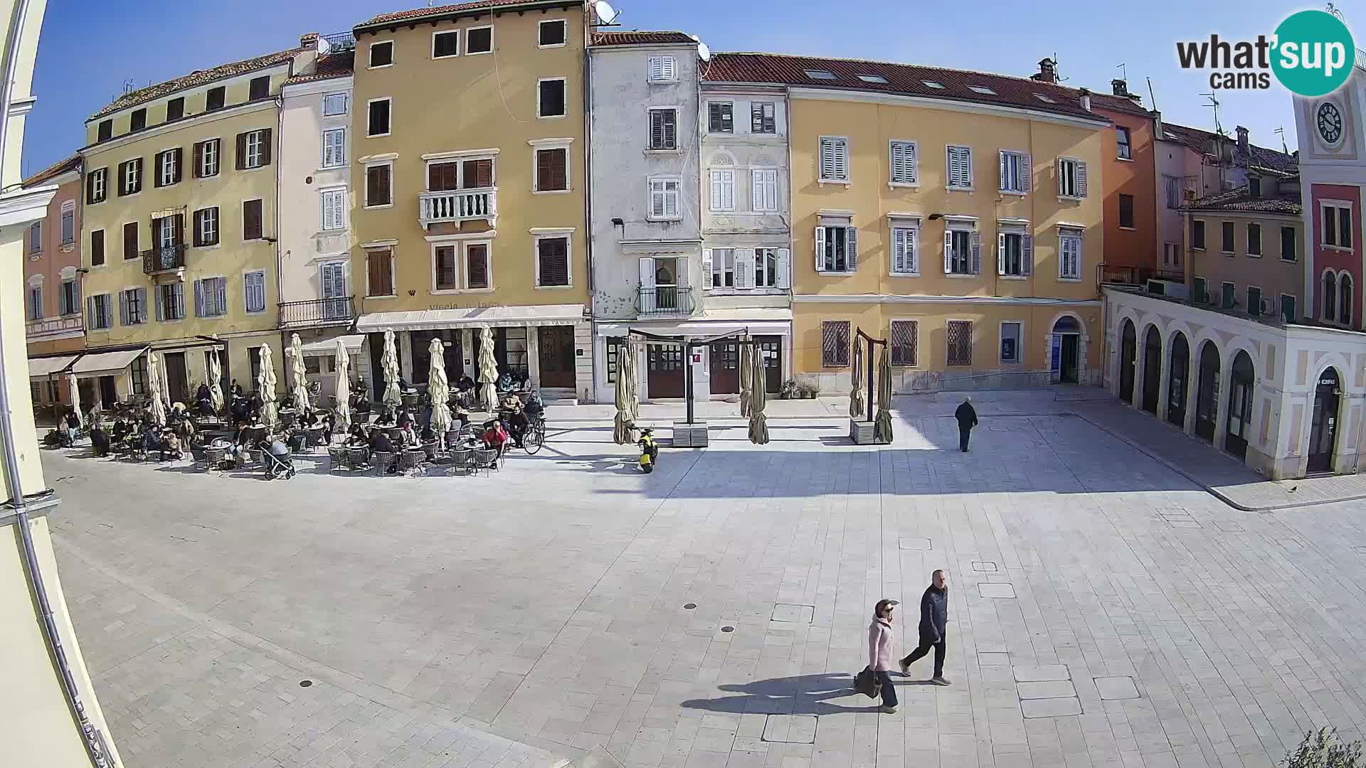 Webcam Rovinj Zentrum – Hauptplatz in Echtzeit