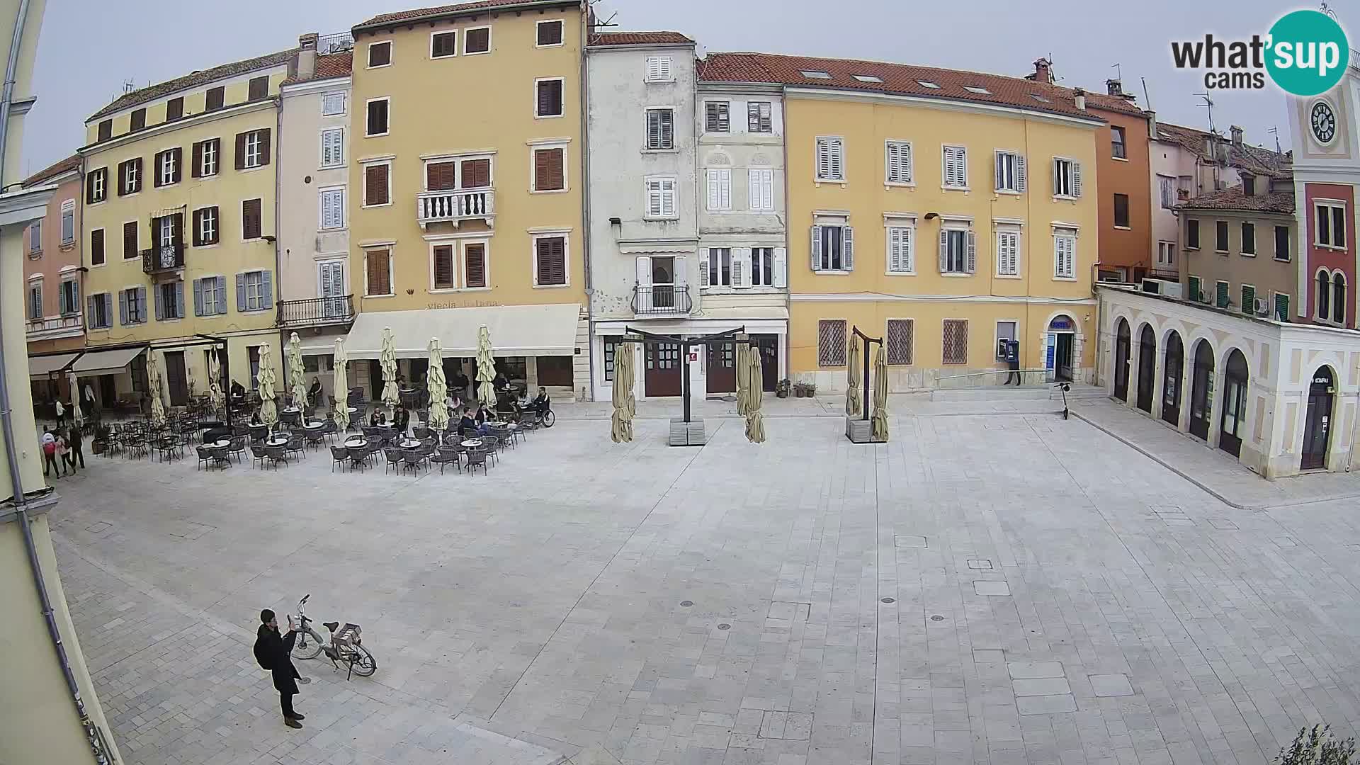 Webcam Rovinj Zentrum – Hauptplatz in Echtzeit