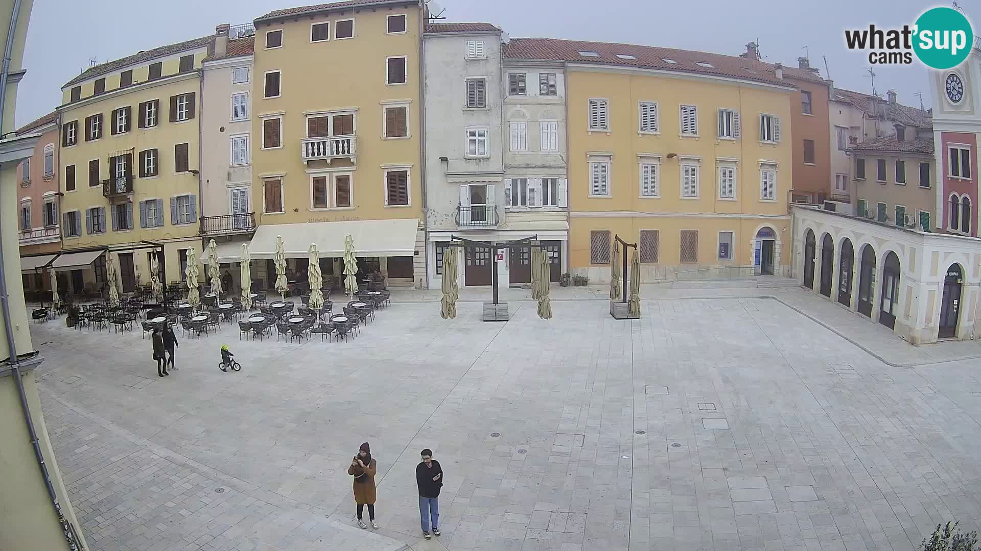 Webcam Rovinj Zentrum – Hauptplatz in Echtzeit