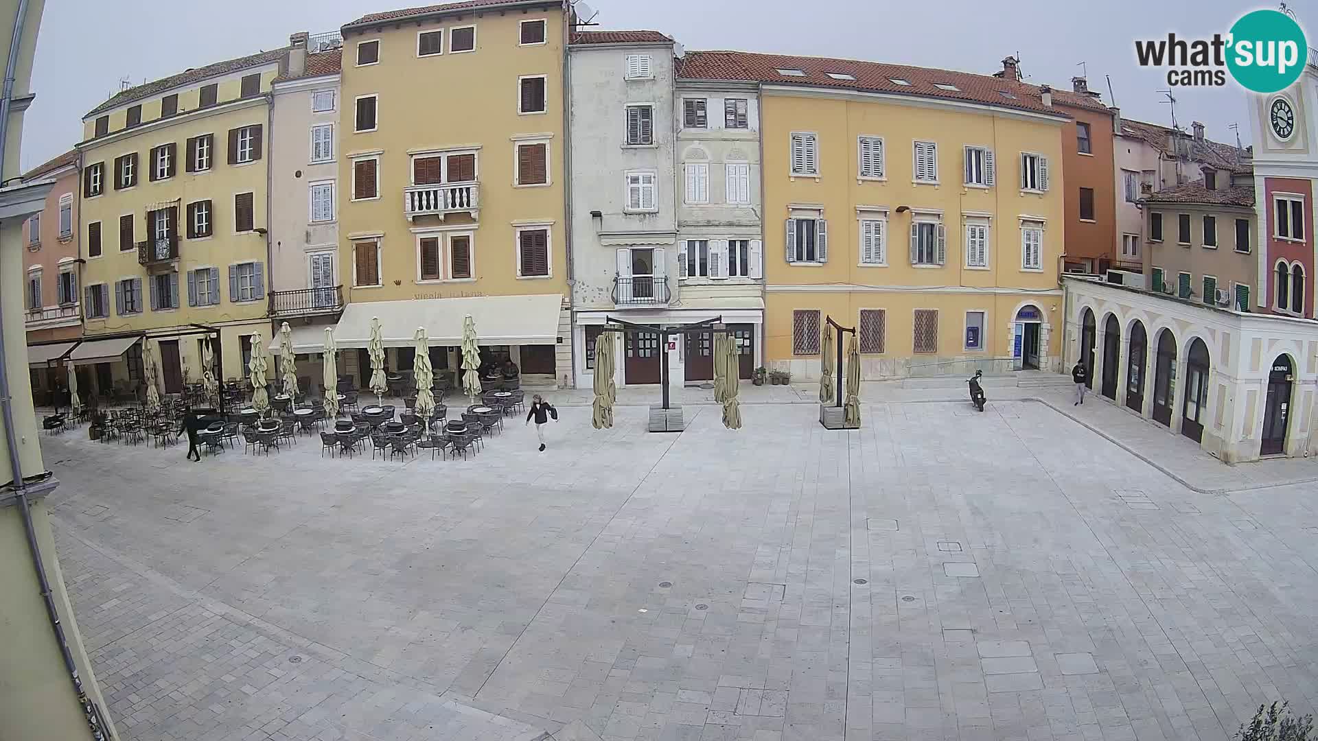 Webcam Rovinj Zentrum – Hauptplatz in Echtzeit