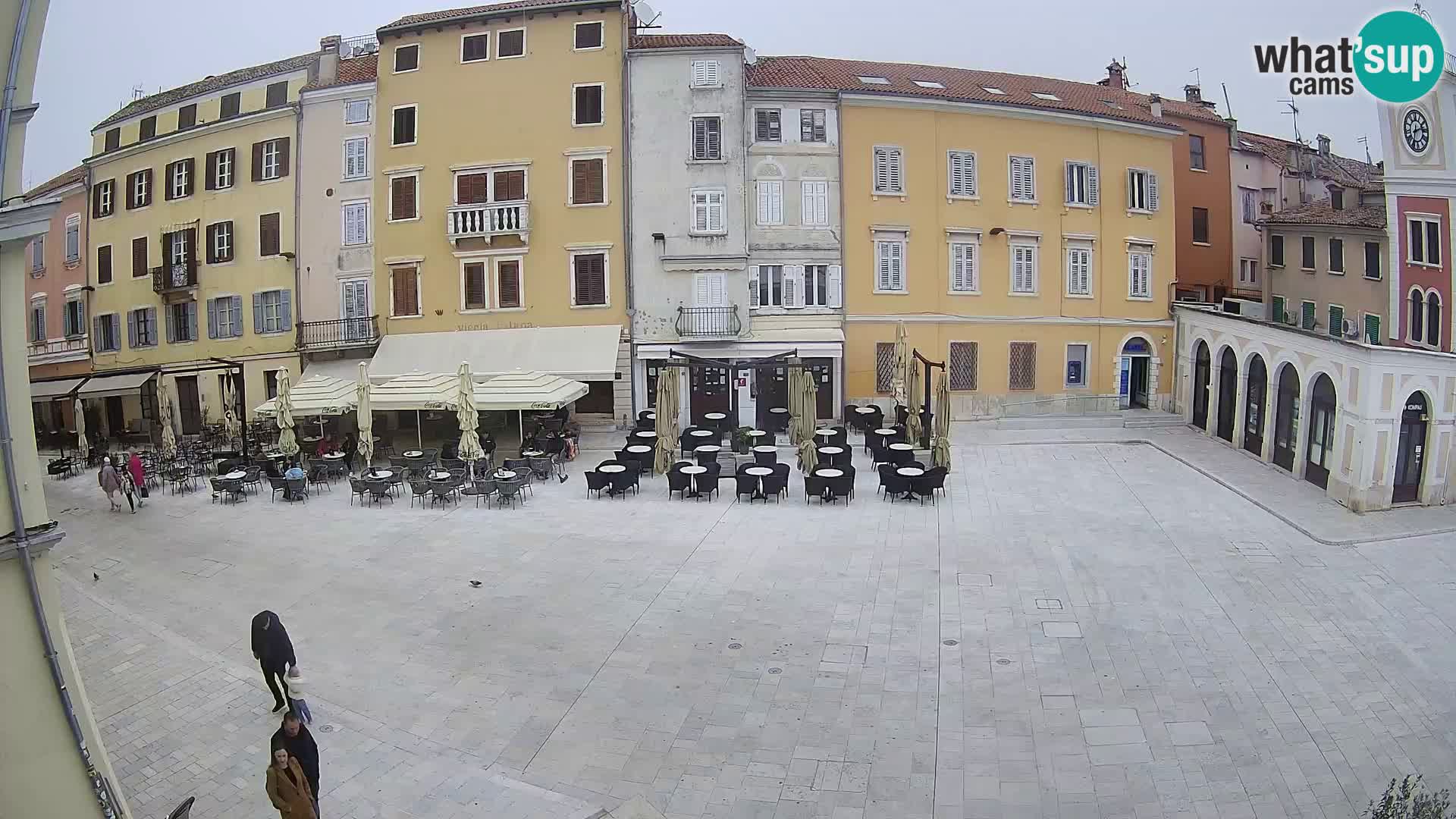 Webcam Rovinj Zentrum – Hauptplatz in Echtzeit
