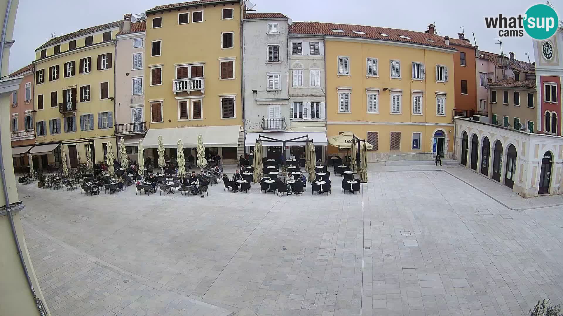 Webcam Rovinj Center – Plaza Principal