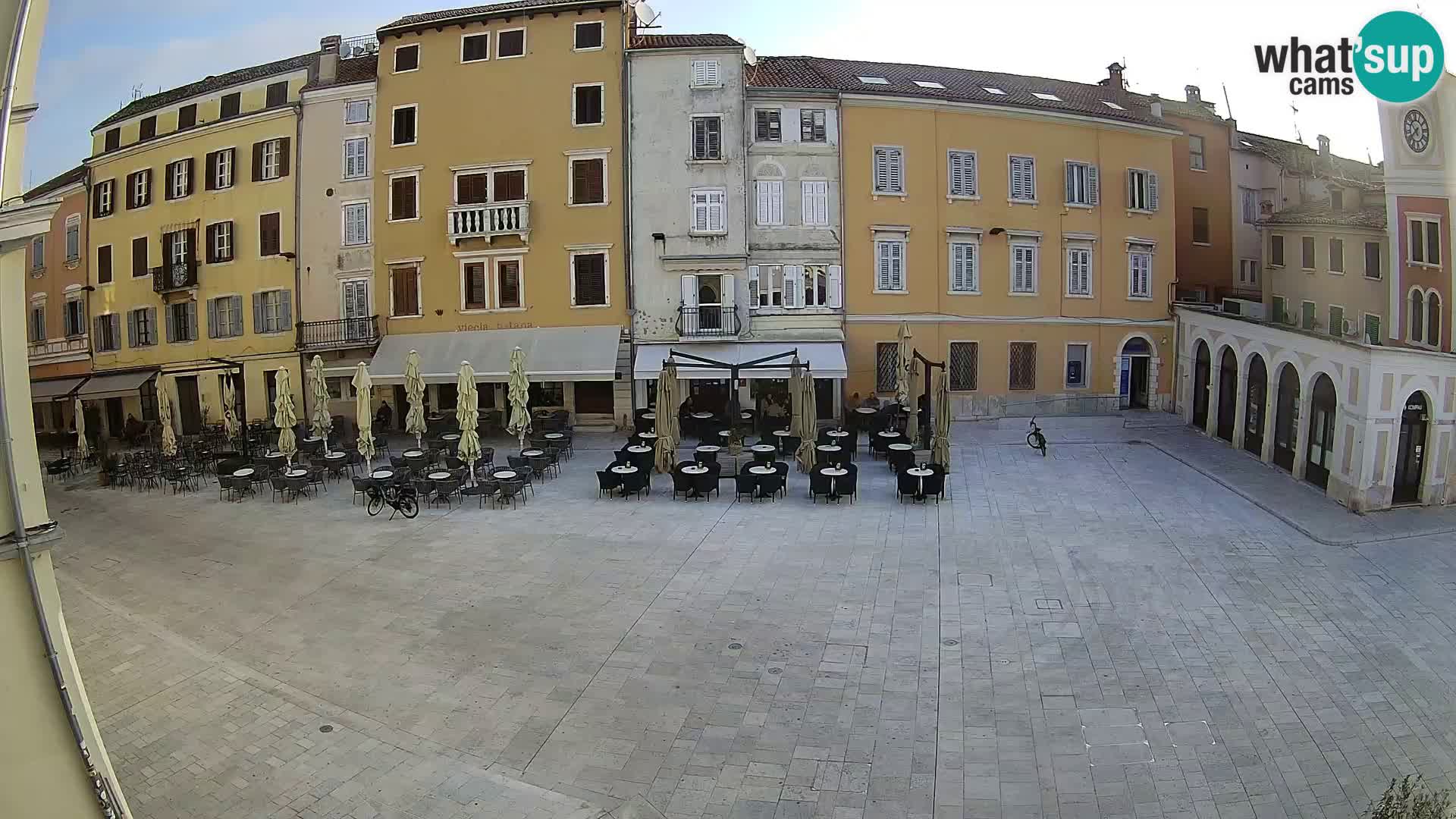 Webcam Rovinj Zentrum – Hauptplatz in Echtzeit