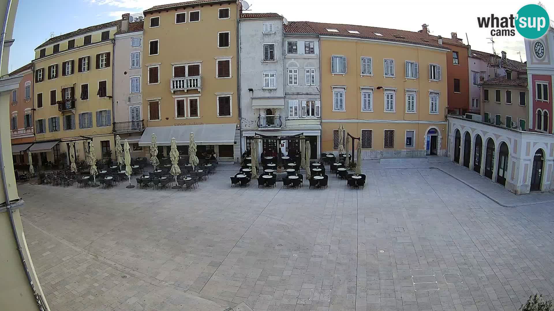 Webcam Rovinj Center – Plaza Principal