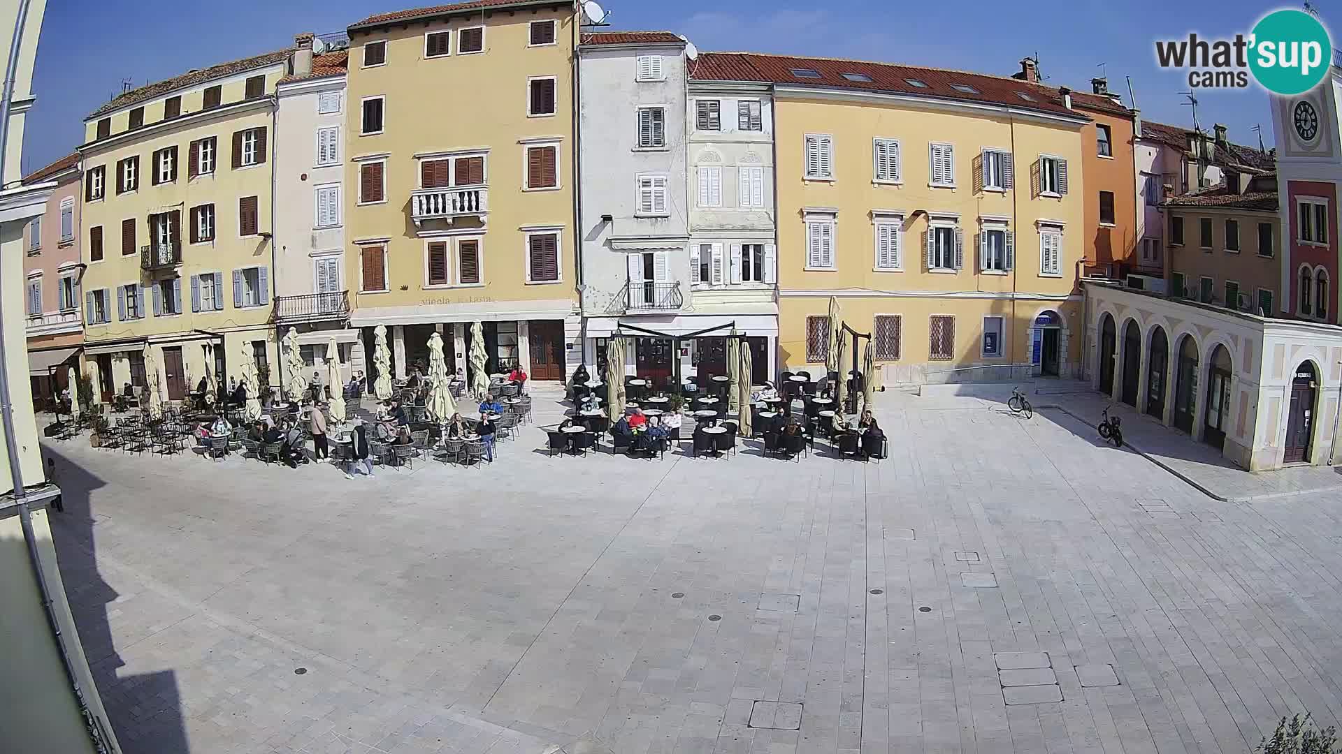 Webcam Rovinj Zentrum – Hauptplatz in Echtzeit