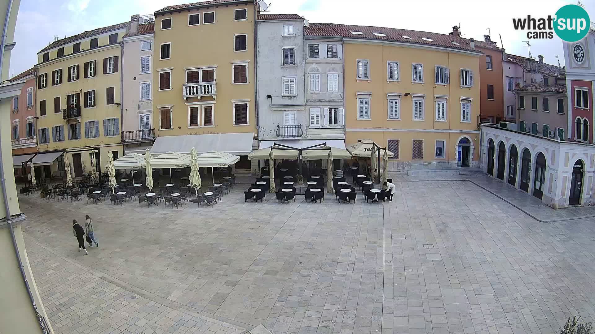 Webcam Rovinj Zentrum – Hauptplatz in Echtzeit