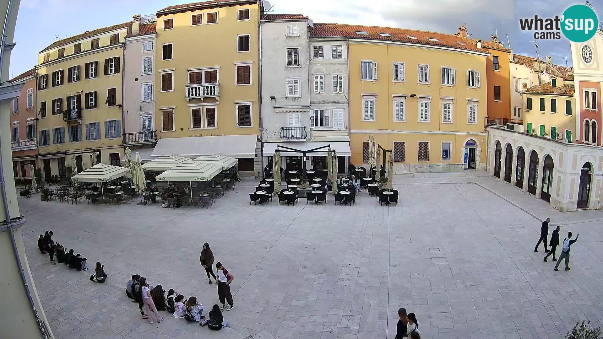 Webcam Rovinj Zentrum – Hauptplatz in Echtzeit