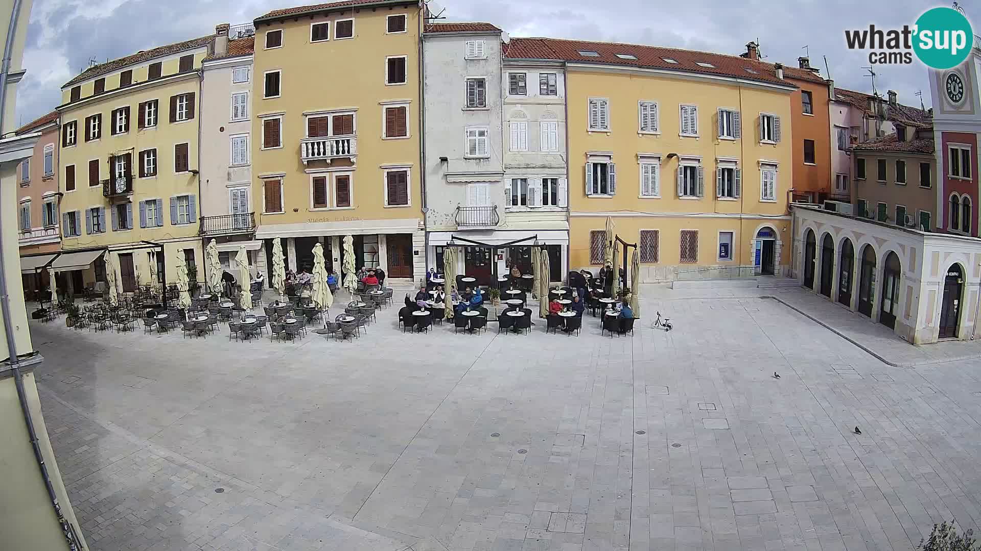 Webcam Rovinj Zentrum – Hauptplatz in Echtzeit