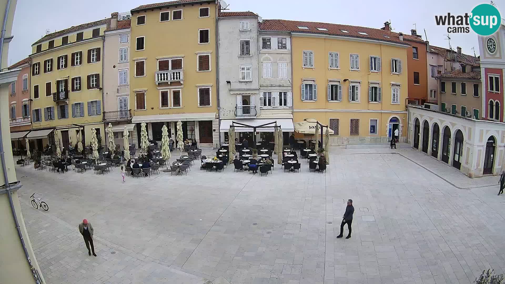 Webcam Rovinj Zentrum – Hauptplatz in Echtzeit